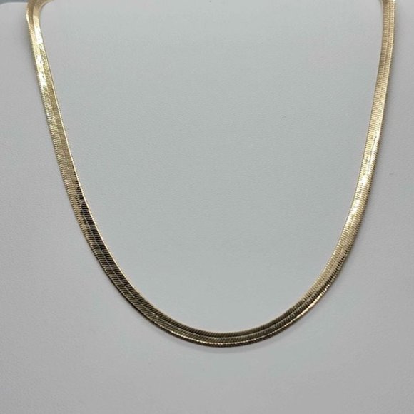 Other - Brazilian 18k Gold Filled Herring Bone Chain